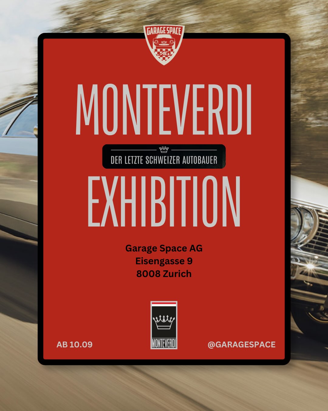 Monteverdi Ausstellung Garage Space